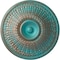 Ekena Millwork Modena Ceiling Medallion (Fits Canopies up to 5 1/4"), 23 1/2"OD x 3 1/2"P, Copper Green Patina CM23MOCGS - alternate 1